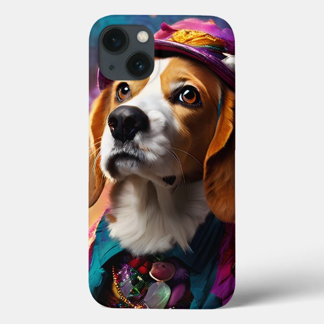  Beagle in a Pink Hat  Case-Mate iPhone Case (Back)