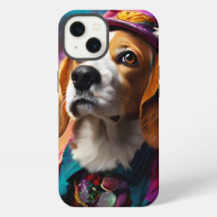Beagle in a Pink Hat iPhone 13 Case