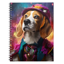  Beagle in a Pink Hat 