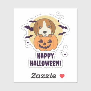 Beagle In Pumpkin Sweet Dogs Happy Halloween
