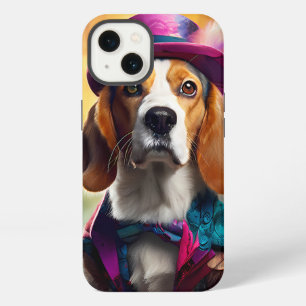 Beagle in Vibrant Costume iPhone 13 Case