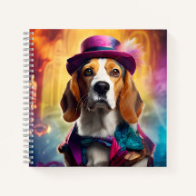 Beagle in Vibrant Costume