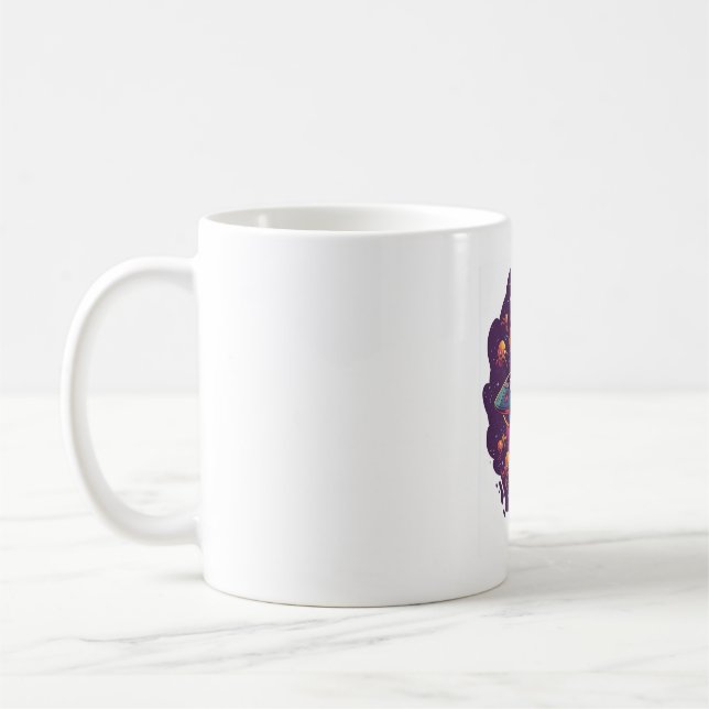 Beagle – Intergalactic Dog Encounter Coffee Mug (Left)