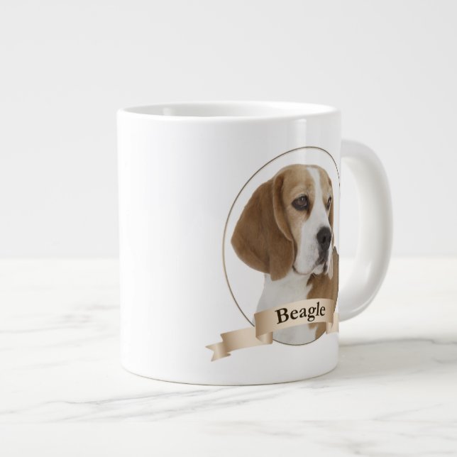 Beagle Jumbo Mug (Front Right)