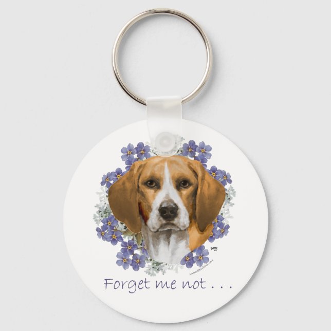Beagle Keepsake Key Ring (Front)