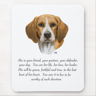 Beagle Keepsake Mouse Pad