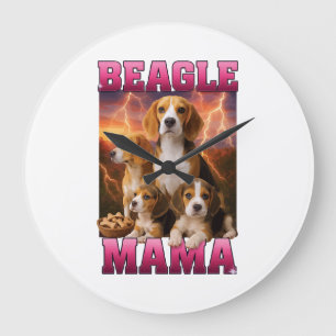 Beagle large clock