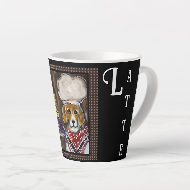 BEAGLE  LATTE MUG (Right Angle)