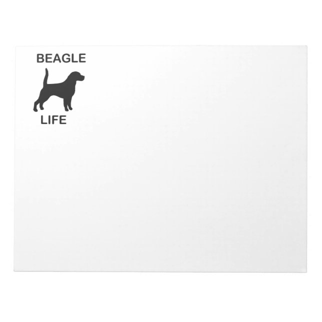 Beagle life notepad (Front)