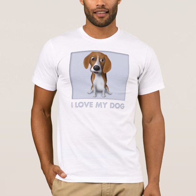 Beagle Love Shirt BEA1 (Front)