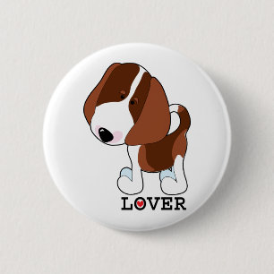 Beagle Lover 6 Cm Round Badge