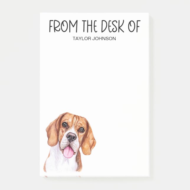 Beagle Lover Post-it Notes (Front)