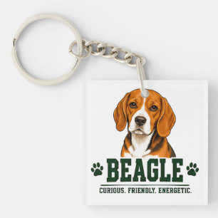 🐾 Beagle Lover Sign 🐾 Key Ring