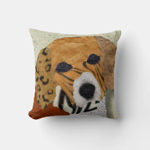 Beagle Marquetry Pillow
