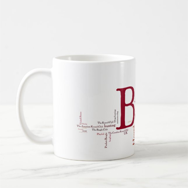 Beagle Mashup Coffee Mug (Left)