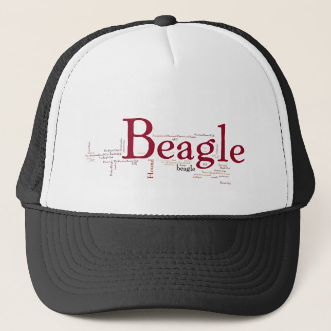 beagle mashup.png trucker hat (Front)