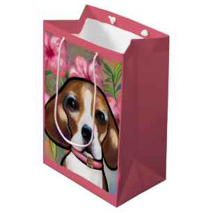 Beagle medium gift bag