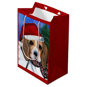 Beagle      medium gift bag