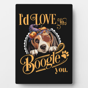 Beagle Mom Halloween Dog Lover Plaque