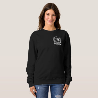 "Beagle Mom" with dog's head on the chest Sweatshirt