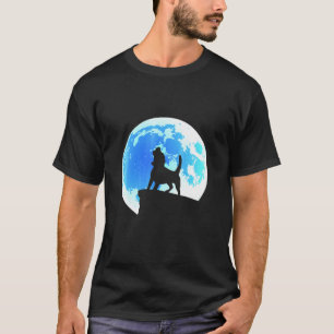 Beagle Moon Dog Silhouette T-Shirt