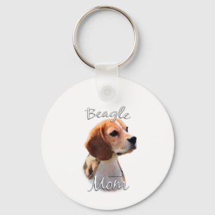 Beagle Mum 2 Key Ring