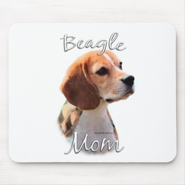 Beagle Mum 2 Mouse Pad (Front)