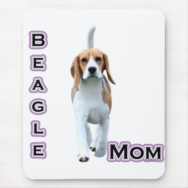 Beagle Mum 4 Mouse Pad (Front)