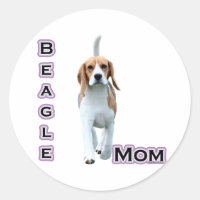Beagle Mum 4 - Sticker