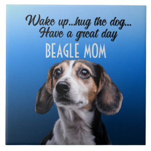 Beagle Mum Ceramic Tile