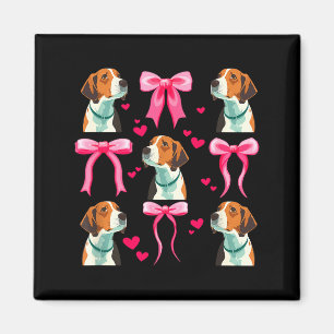 Beagle Mum Coquette Beagle Mama Beagle Mother Magnet