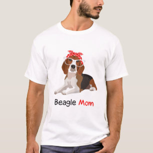 Beagle Mum Dog Bandanna Pet Lover Gift Beagle T-Shirt