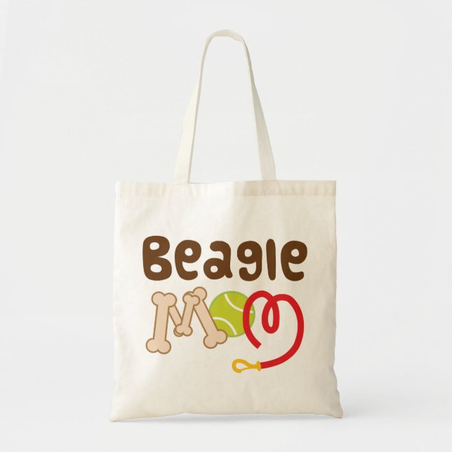 Beagle Mum (Dog Breed) Gift Tote Bag (Front)