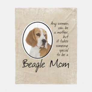 Beagle Mum Fleece Blanket