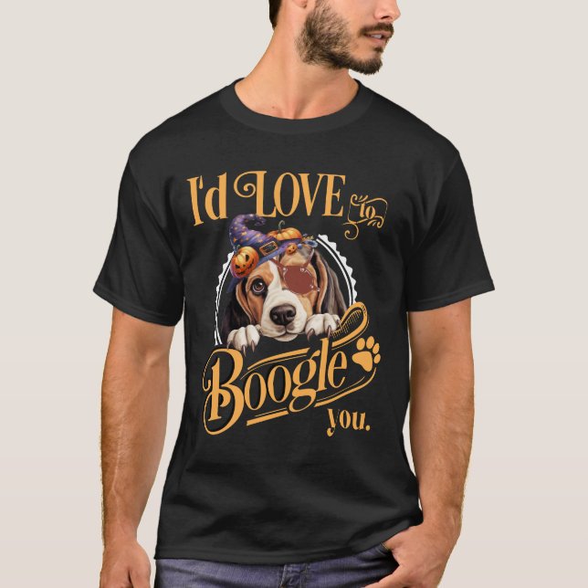 Beagle Mum Halloween Dog Lover T-Shirt (Front)