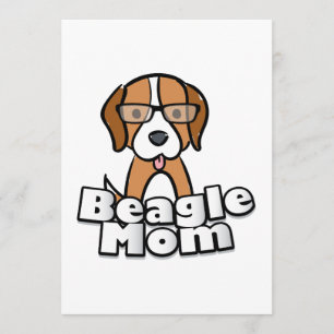 Beagle Mum Love Dog Mother's Day Gift Card