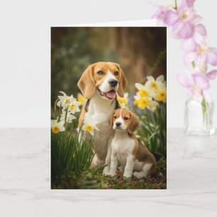 Beagle Mum Mother’s Day Love Card