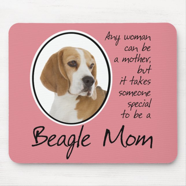 Beagle Mum Mousepad (Front)