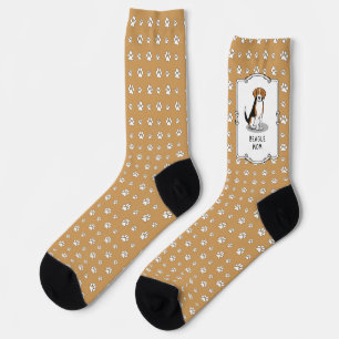 Beagle Mum (tri colour 3) Dog Cute Dog Mum Socks