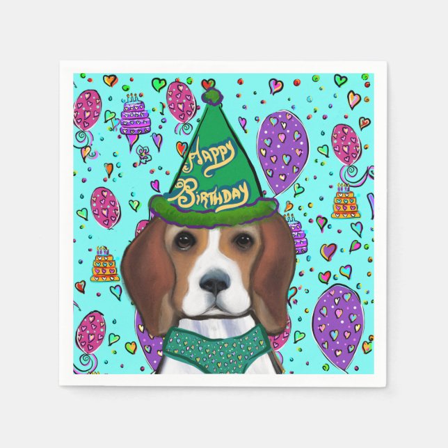 BEAGLE  NAPKIN (Front)