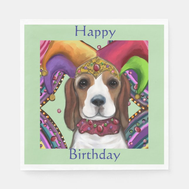 BEAGLE  NAPKIN (Front)