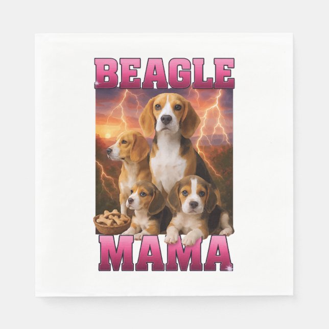 Beagle  napkin (Front)