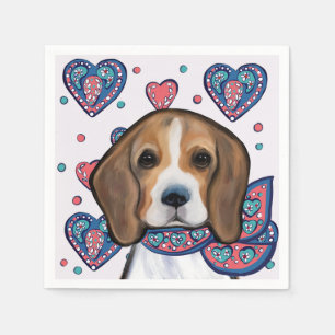 Beagle napkin