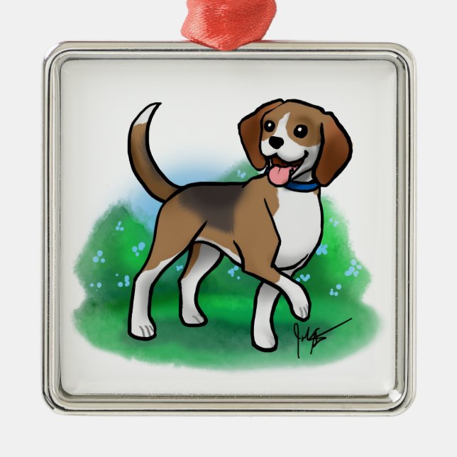 Beagle Ornament (Front)