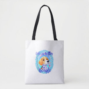 Beagle owner dog puppy mama beagle dog cute women  tote bag