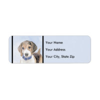 Beagle Painting - Cute Original Dog Art
