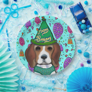 BEAGLE  PAPER PLATE