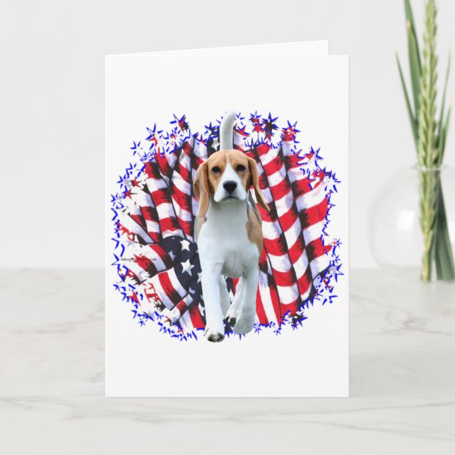 Beagle Patriot Card (Front)