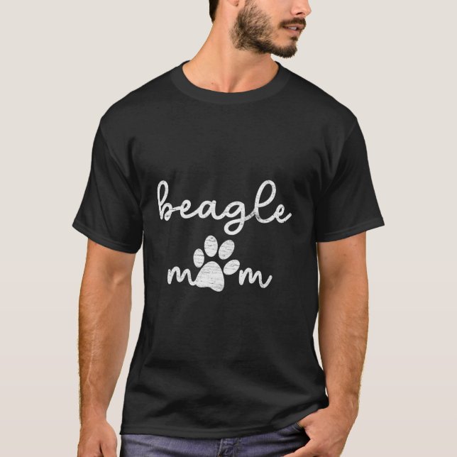 Beagle Paw Mum T-Shirt (Front)
