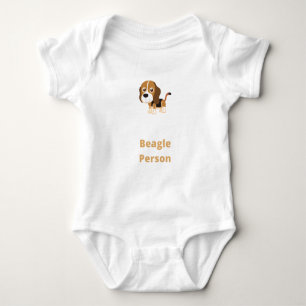 Beagle Person - Beagle Baby Bodysuit